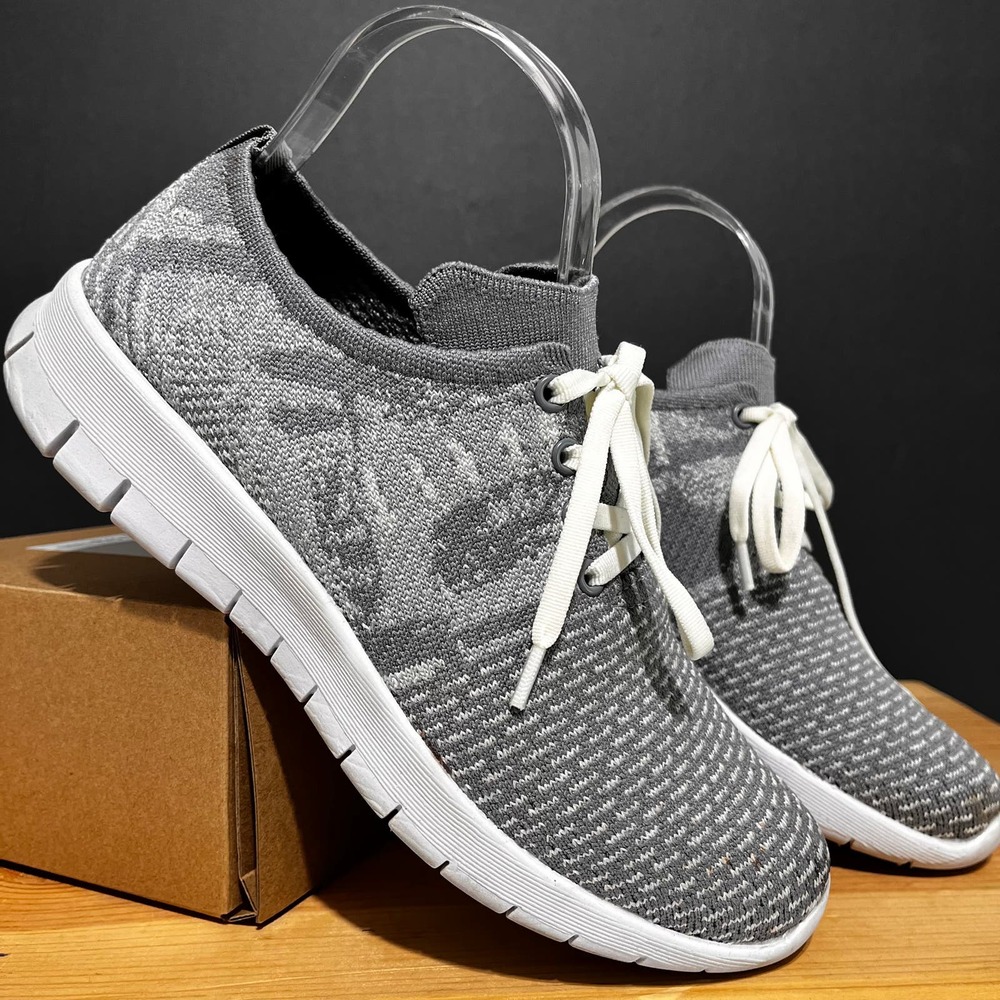 Sketchers Sneakers Women's Size 8 Two Tone Grey Lace-up